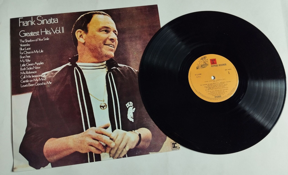 Винтажная виниловая пластинка LP Frank Sinatra Greatest Hits, Vol. II (Spain 1973)