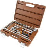 911224 Набор головок торцевых с аксессуарами 1/2"DR, 8-32 мм, 24 предмета