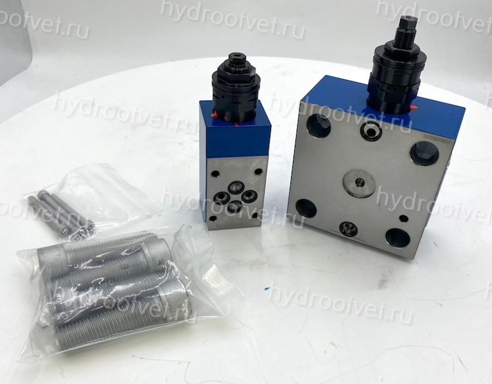 LFA32DBWD2-7X/315 - Крышка для логического клапана, типоразмер Ду32 функционал - DBWD2 = крышка с предохранительным клапаном с ручной настройкой с функцией запирания, под установку распределителя Ду6, два выхода X и Y, элемент регулировки - винт под шестигранник с защитным колпачком, диапазон настройки давления до 315 бар, уплотнение NBR