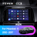 Teyes CC3 9" для Mazda 6 III 2012-2017