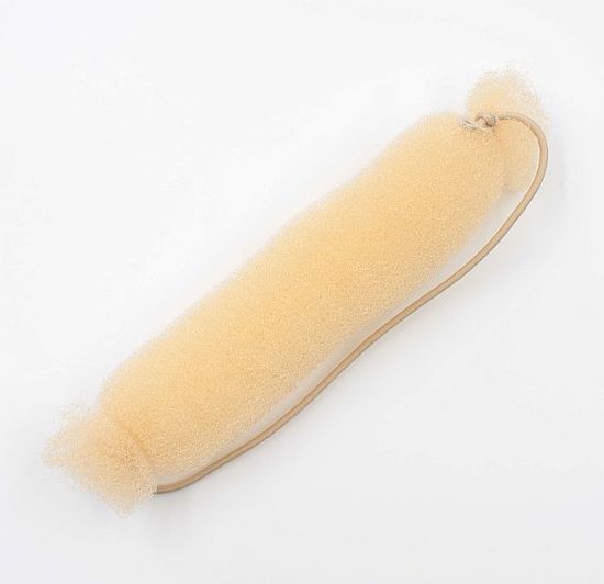 Валик 20см с резинкой блонд