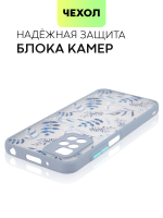 Чехол BROSCORP для Xiaomi Redmi 10 оптом (арт. XM-R10-ST-TPU-BLUE-PRINT)