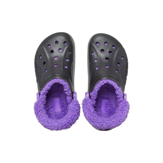 Crocs Classic 'Black Neon Purple'
