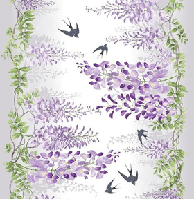 Ткань Дорожка 228 г/м² 100% хлопок шир.50 см цв.сиреневый