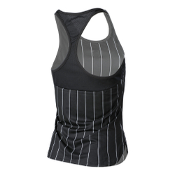 Женская теннисная майка Tennis-Point Stripes Tank Top Special Edition Women - Black, White