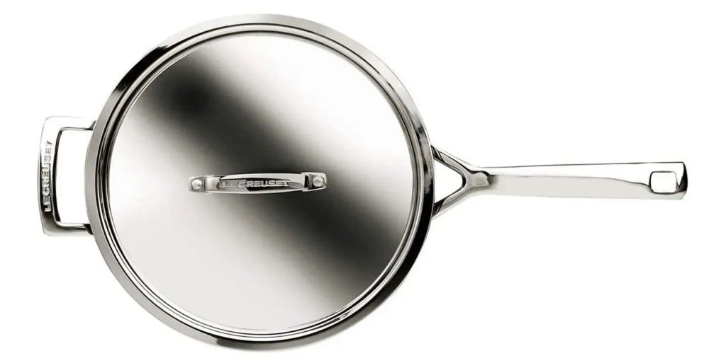 Le Creuset Сковорода 3-PLY Saute 24 см с крышкой