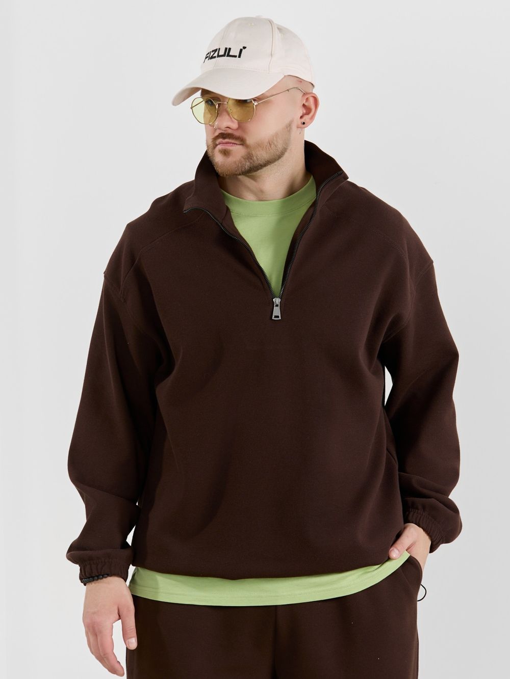 Толстовка мужская Интер-1 Виотекс КОРИЧНЕВЫЙ