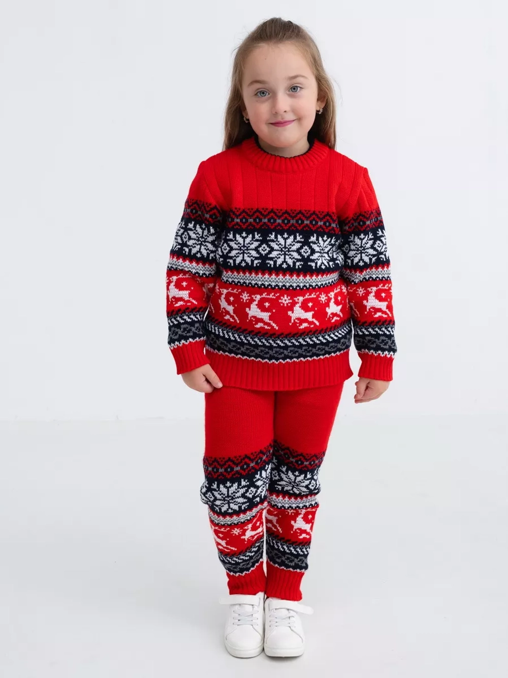 Джемпер вязаный теплый