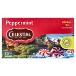 Celestial Seasonings, Herbal Tea, перечная мята, без кофеина, 20 чайных пакетиков, 32 г (1,1 унции)