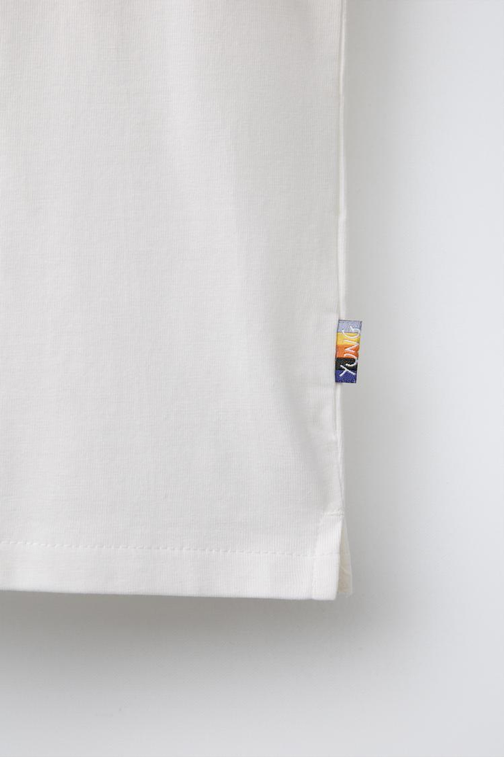 ZARA ОДНОТОННАЯ ФУТБОЛКА БЕЗ РУКАВОВ С НАШИВКОЙ, БЕЛЫЙ