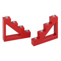 Изолятор ступенчатый шинный ЭРА NO-224-160 ИС4-40 (М8) с болтами 12кВ