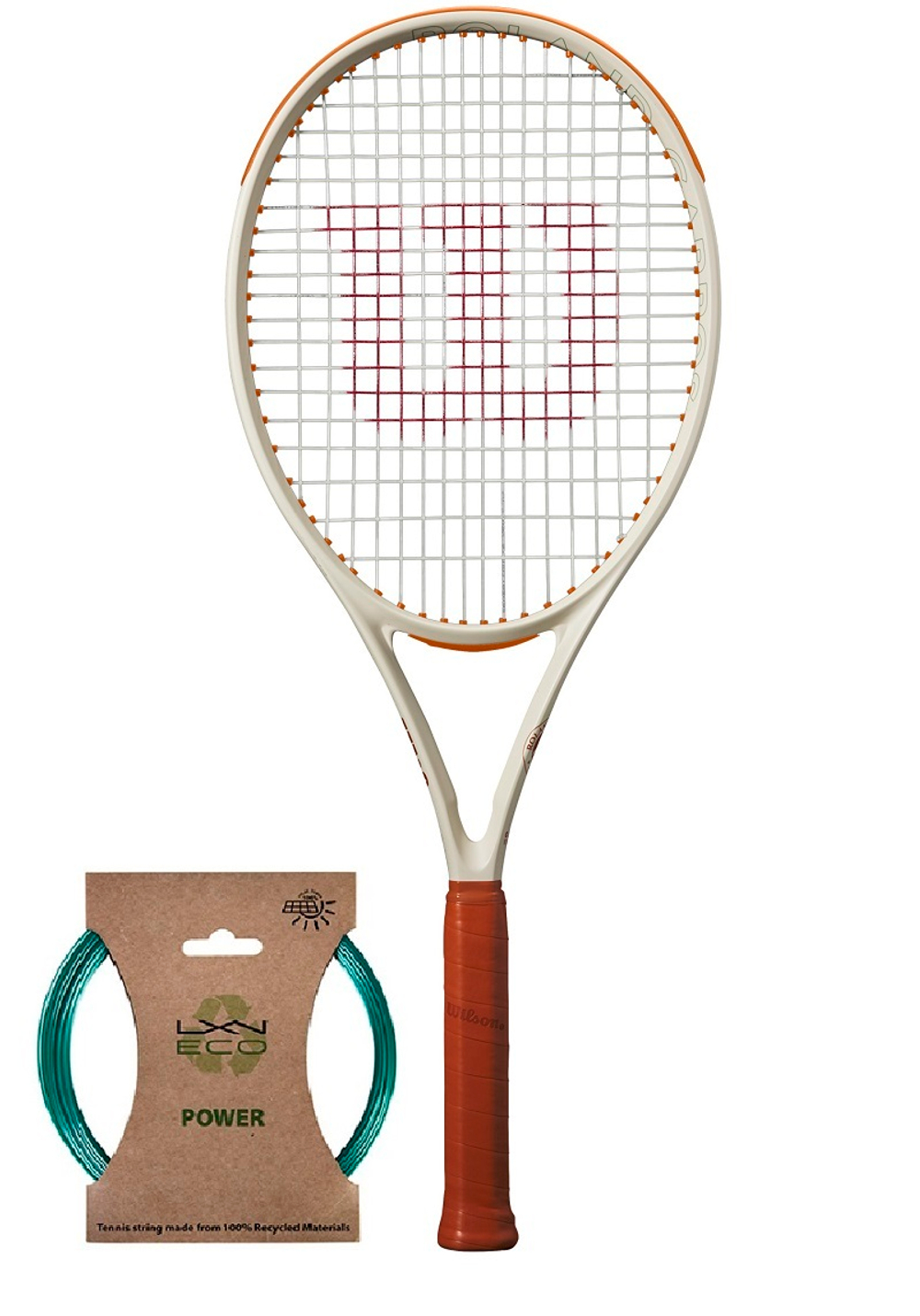 Теннисная ракетка Wilson Clash 100 V3.0 Roland Garros + струны