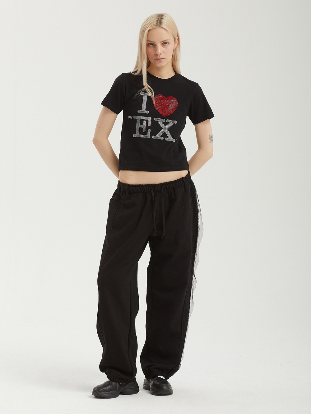 Брюки Спортивные Cotton Paneled Sweatpants