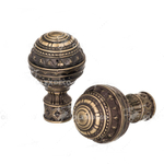 Наконечники "Фаберже" d19 мм, цвет антик