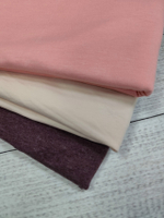 Кулирка с лайкрой Тур / Бордовый меланж