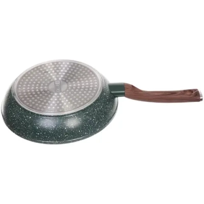 Сковорода «BAROLY» GREEN 22см индукционная каменная крошка, бакелитовая ручка