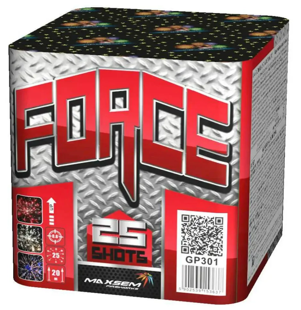 Батарея салютов Force (GP301) от Maxsem, 25 залпов, 16 мм