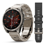 Умные часы Garmin FENIX 8 47 мм Amoled Sapphire Titanium Band+Grapphite Silicone Band