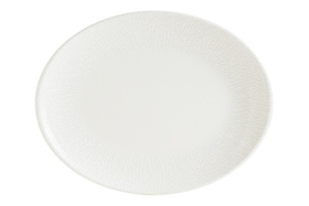 Блюдо овальное 310*240 мм. Белый Редикс, форма Мув Bonna