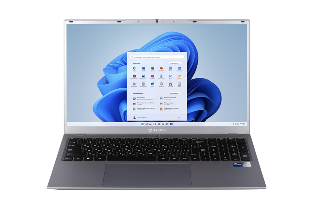 Ноутбук  Irbis 17NBP4506 17.3 ", Core i5, 16 Гб RAM, 512 Гб SSD, Iris Xe Graphics, Серый