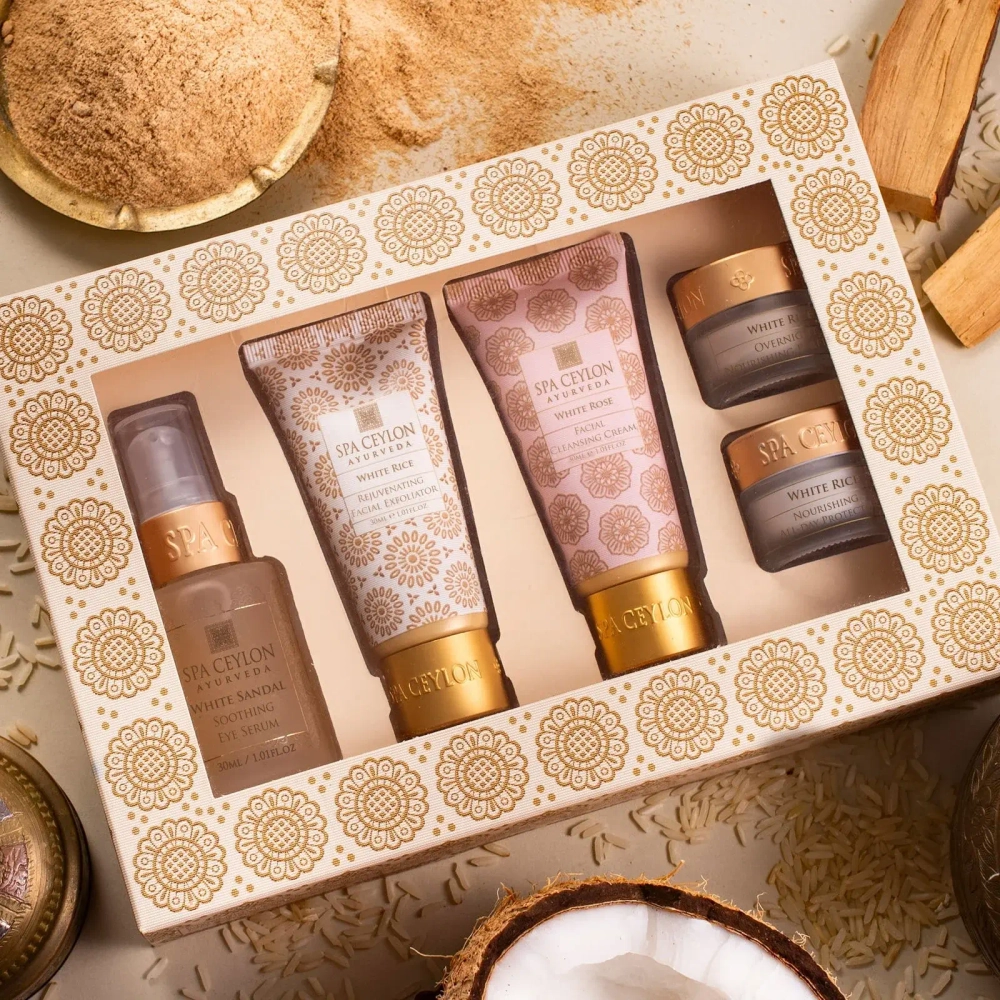 НАБОР УСПОКАИВАЮЩЕЙ СЫВОРОТКИ ДЛЯ ГЛАЗ "БЕЛЫЙ САНДАЛ"