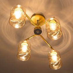 Citilux Клод CL137142 Люстра потолочная Золото