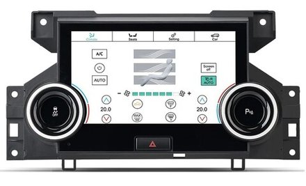 Сенсорная панель климата Land Rover Discovery 4 2010-2016 - Radiola LCD / ЖК экран 7", без отверстия под CD