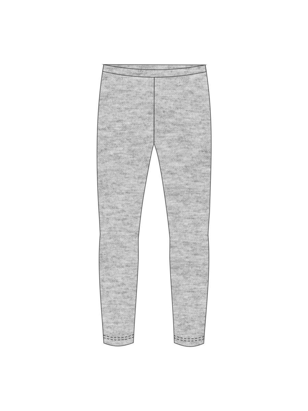 Лосины "Вера-2" ШТ-77/2, р.128, серый меланж (Ивашка)