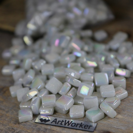 FLORY12 AW064 Стеклянная мозаика 12х12 мм 0,5 кг