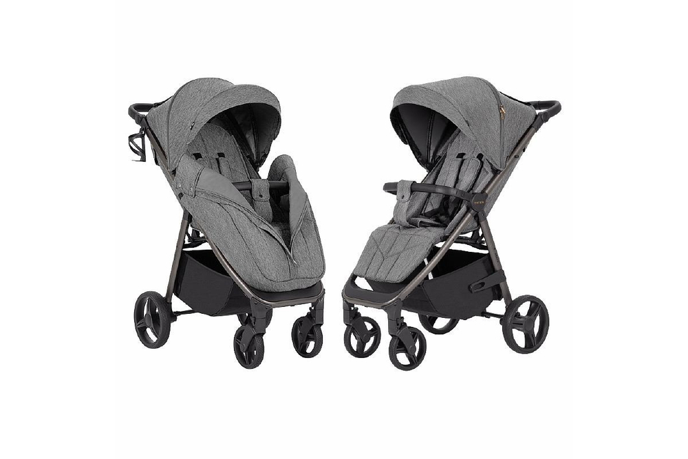Коляска прогулочная Carrello Bravo PU CRL-8512 Metal Grey