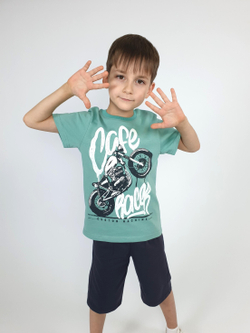 01-154-4 Комплект для мальчика (джемпер+шорты)