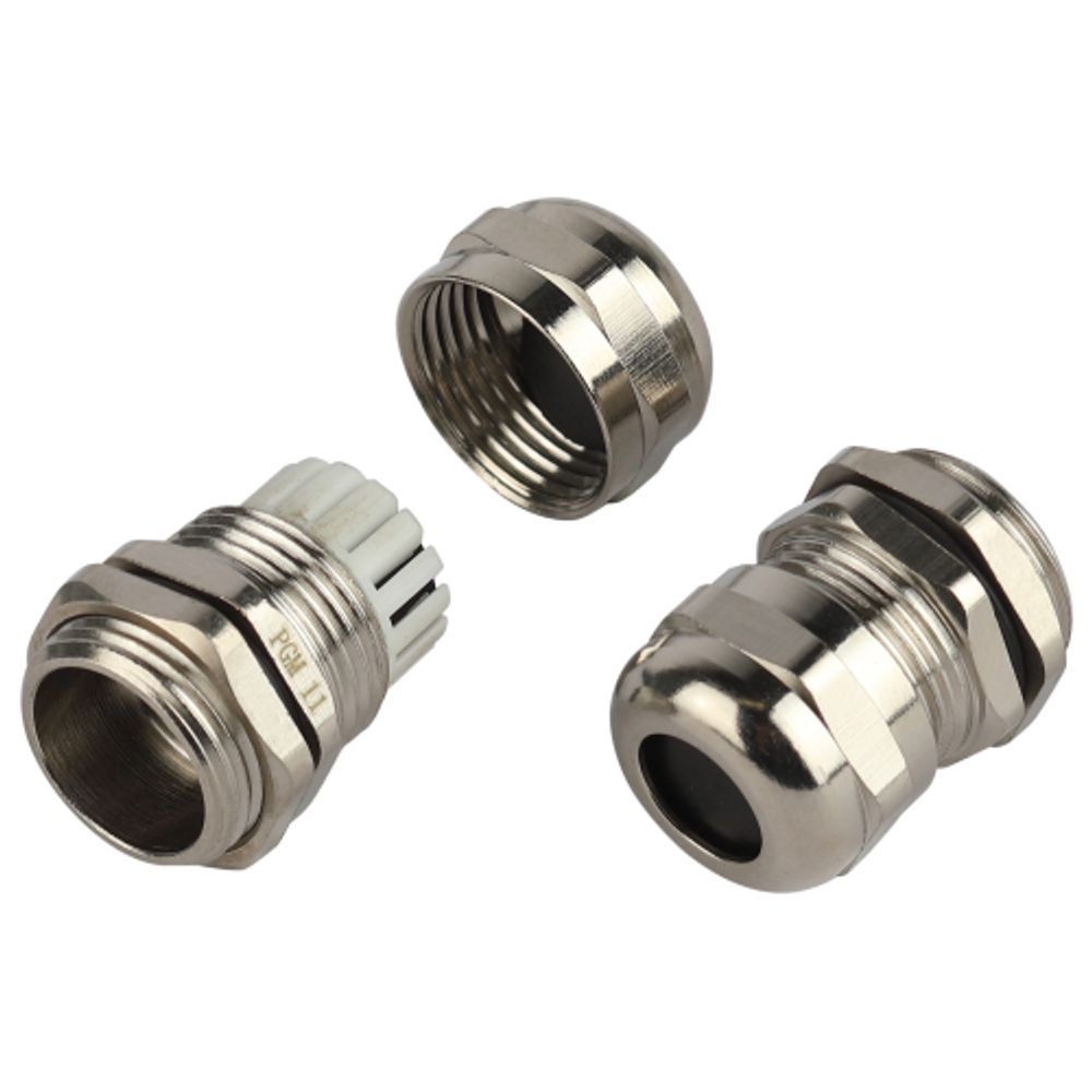 Кабельный ввод сальник ЭРА NO-224-257 латунный PGM 11 (d отв.19 мм / d провод.5-10 мм) IP68 (упаковка 5 штук) | Кабельные вводы (сальники)