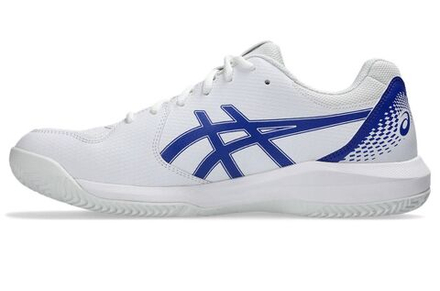 Мужские кроссовки для Падел Asics Gel-Dedicate 8 Padel - white/dark cobalt