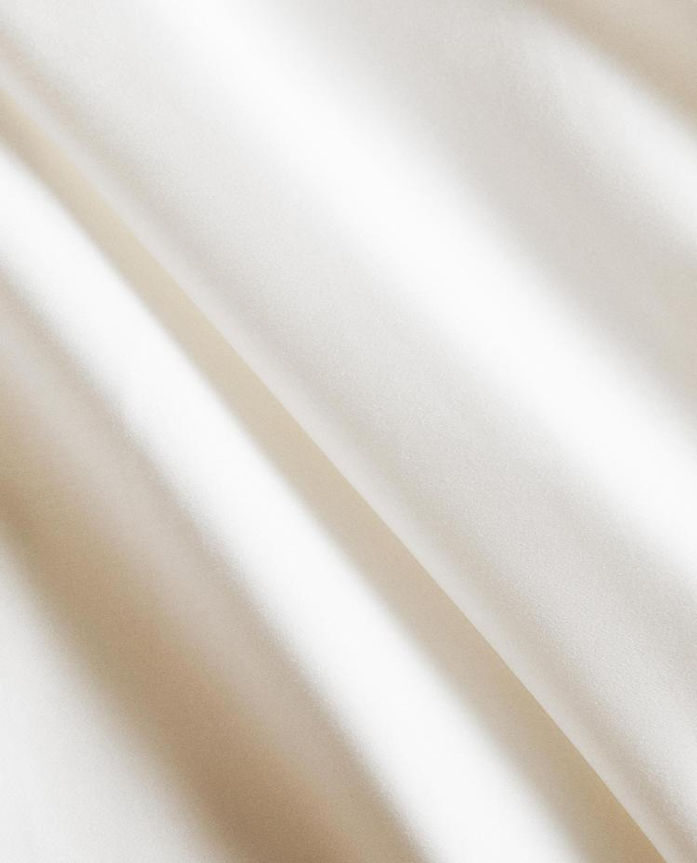 ZARA HOME САТИНОВЫЙ ПОДОДЕЯЛЬНИК С КОНТРАСТНОЙ ОТДЕЛКОЙ, ЧЕРНЫЙ