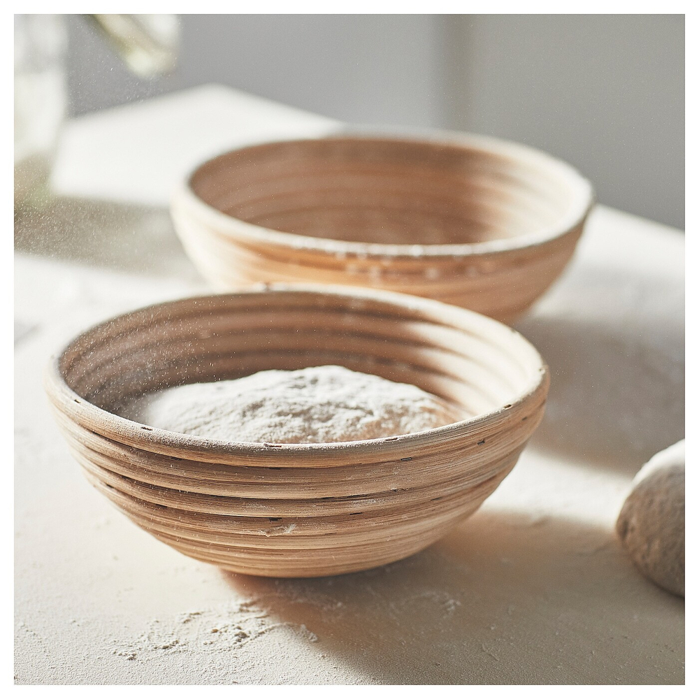IKEA JÄSNING  (ИКЕА ЙÄСНИНГ)  -  Корзина для поднятия хлеба, 22 см