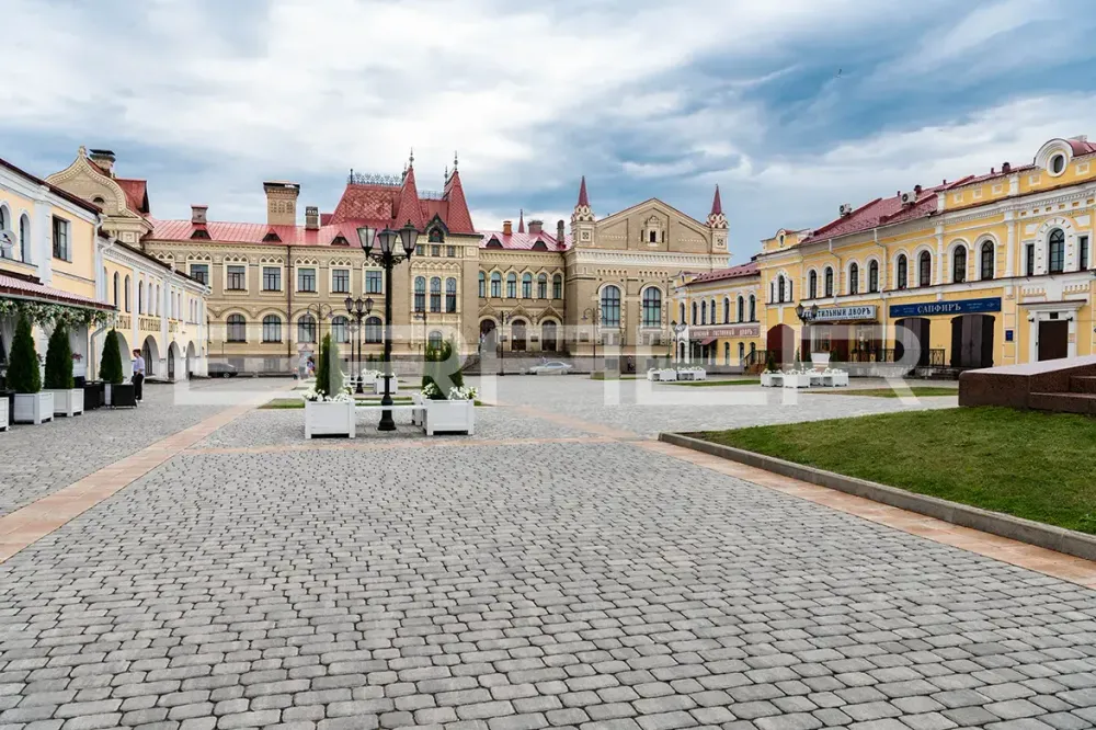 Тротуарная плитка Braer Ривьера, Color Mix Туман, 60 мм