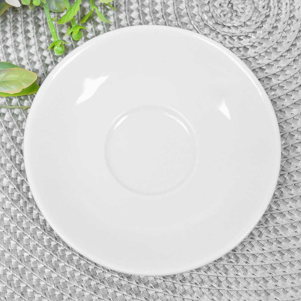 Блюдце кофейное 115мм форма Мокко Без деколи