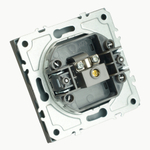 Розетка телевизионная 1-местная (механизм), STEKKER, 75 Ом, 5-862МГц, серия Эмили, RST00-5108-10, платиново-серый, soft touch 49953