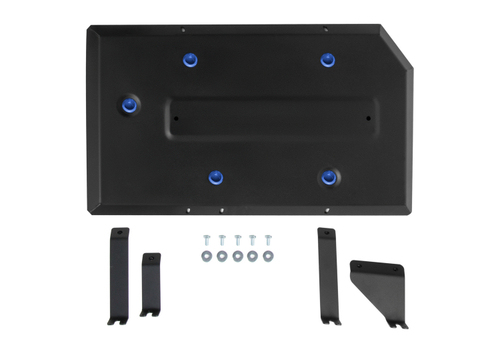 Защита топливного бака Rival для Chery Tiggo 7 Pro FWD 2020-н.в./7 Pro Max FWD 2022-н.в./8 FWD 2020-2022/8 Pro FWD 2021-н.в./Exeed LX FWD 2019-н.в., сталь 1.5 мм, с крепежом, штампованная, 111.0924.1