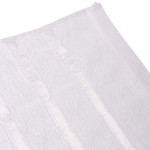 Полотенце махровое 100*150см «LUNA» цвет белый 01000 плотность 360гр/м2 с петелькой-подвесом