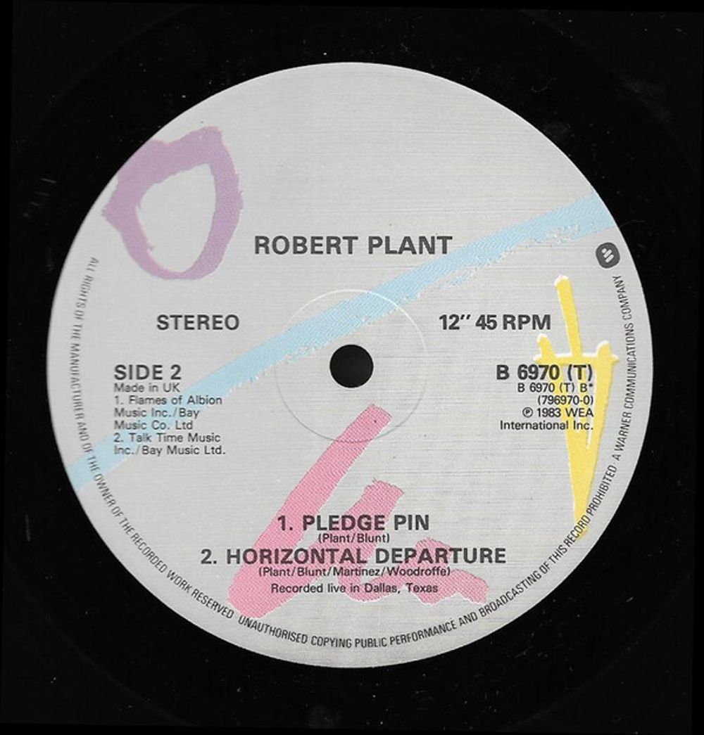 Комплект / Robert Plant: Burning Down One Side + In The Mood + Big Log (3x12" Vinyl Single)