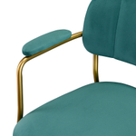 Стул eirill, велюр, темно-зеленый