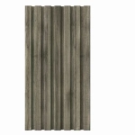 Стеновая реечная панель Альберо, Эко-шпон Пепельный ясень, 120*16*2750 мм