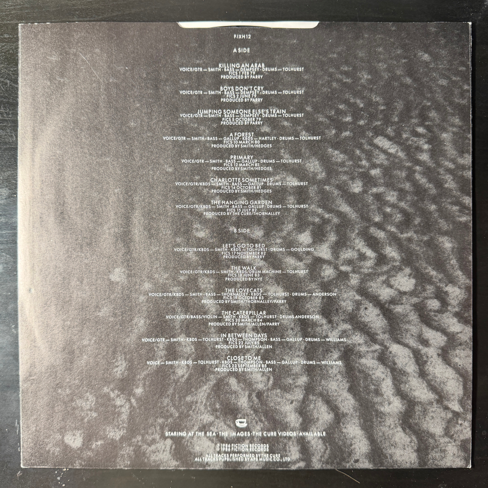 The Cure ‎– Standing On A Beach • The Singles (Англия 1986г.)