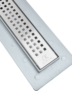 Душевой лоток CK DRAIN AQPL10-60 Cube 60 см,решетка из нержавеющей стали