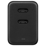 Сетевое зарядное устройство Native Union мощностью 35 Вт (2 USB-C) (GaN) Адаптер питания повышенной мощности. Есть поддержка PD