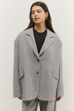 Жакет объемного кроя