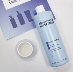 Mesopharm Simple Care MICELLAR WATER - Мягкая профессиональная мицеллярная вода для снятия макияжа и загрязнений кожи + дозатор, 400 мл