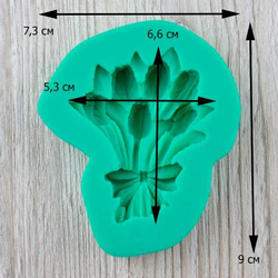 Молд силиконовый Букет тюльпанов