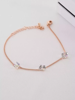 Браслет Миражи с сиреневыми кристаллами Swarovski
